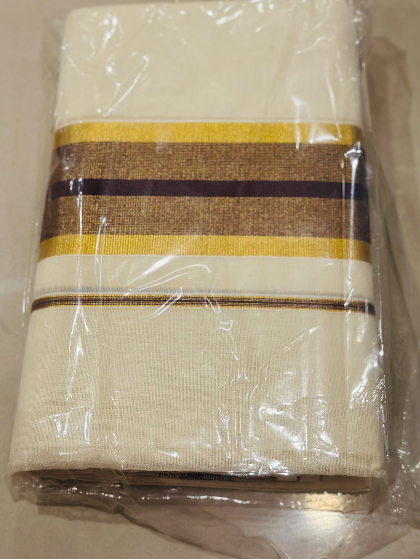 Balarampuram traditional Kasavu Mundu