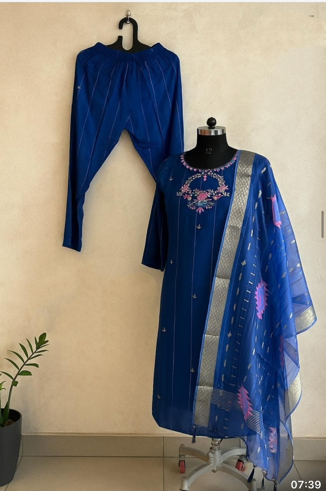 Royal Blue kurta set