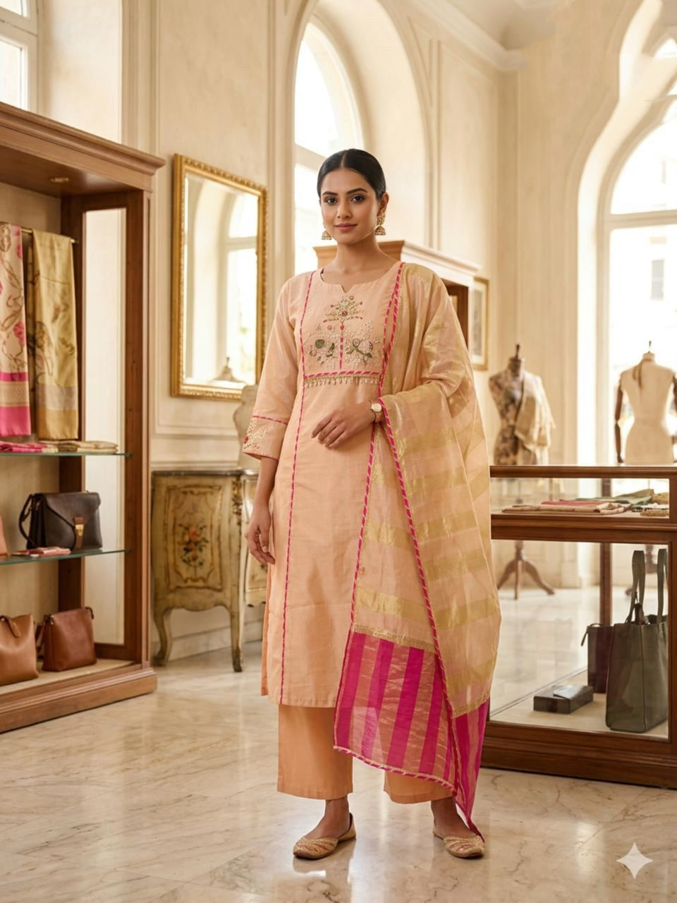 The Peach Blossom salwar set