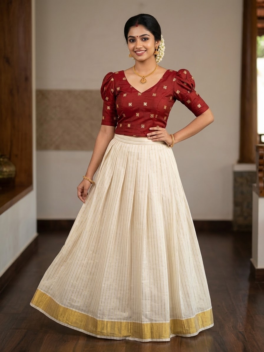 Pattu pavada set size 36