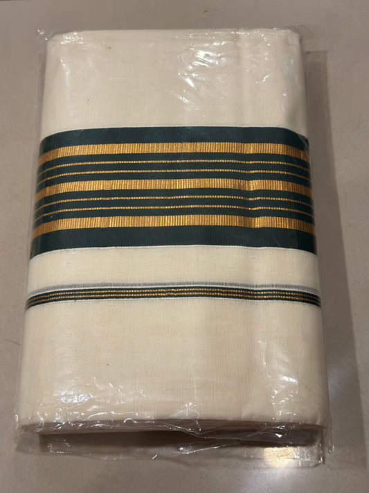 Balarampuram traditional Kasavu Mundu