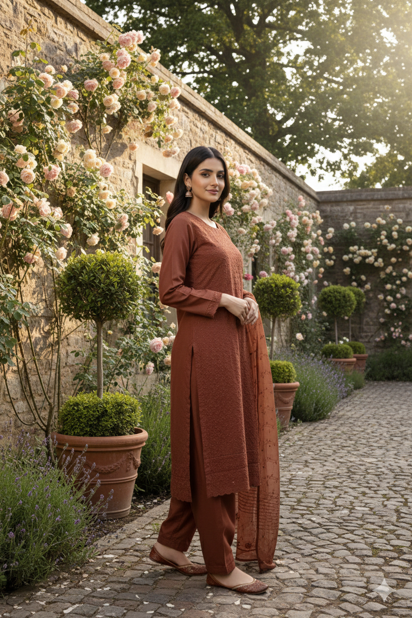 Rust & Radiance kurta set