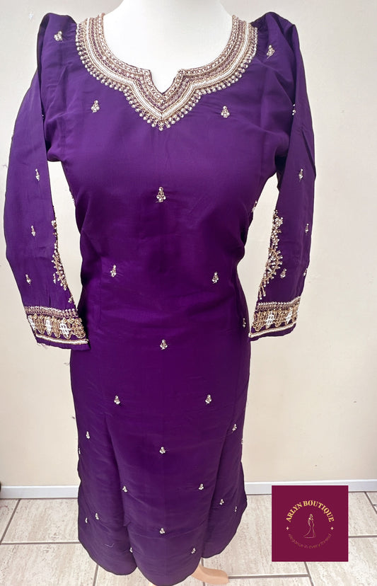 Deep Violet salwar suit