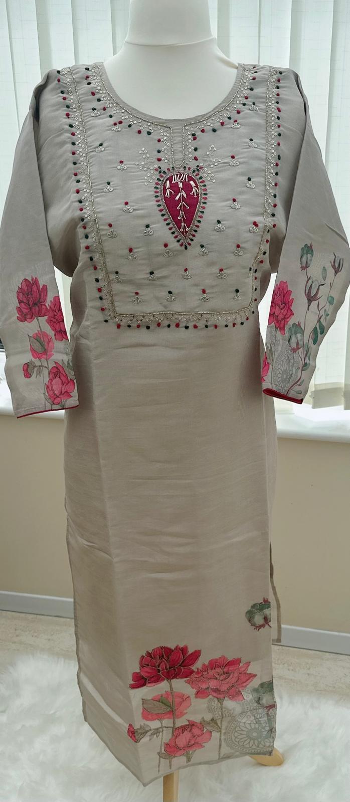 Silk cotton salwar suit