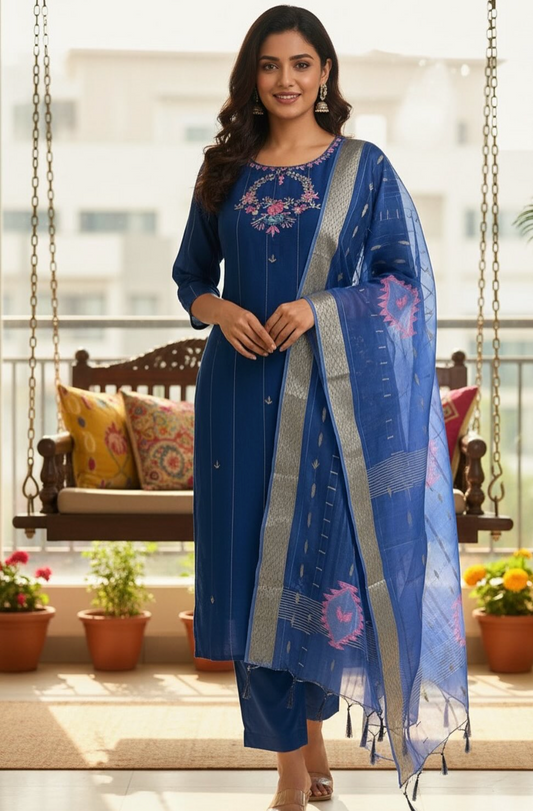 Royal Blue kurta set