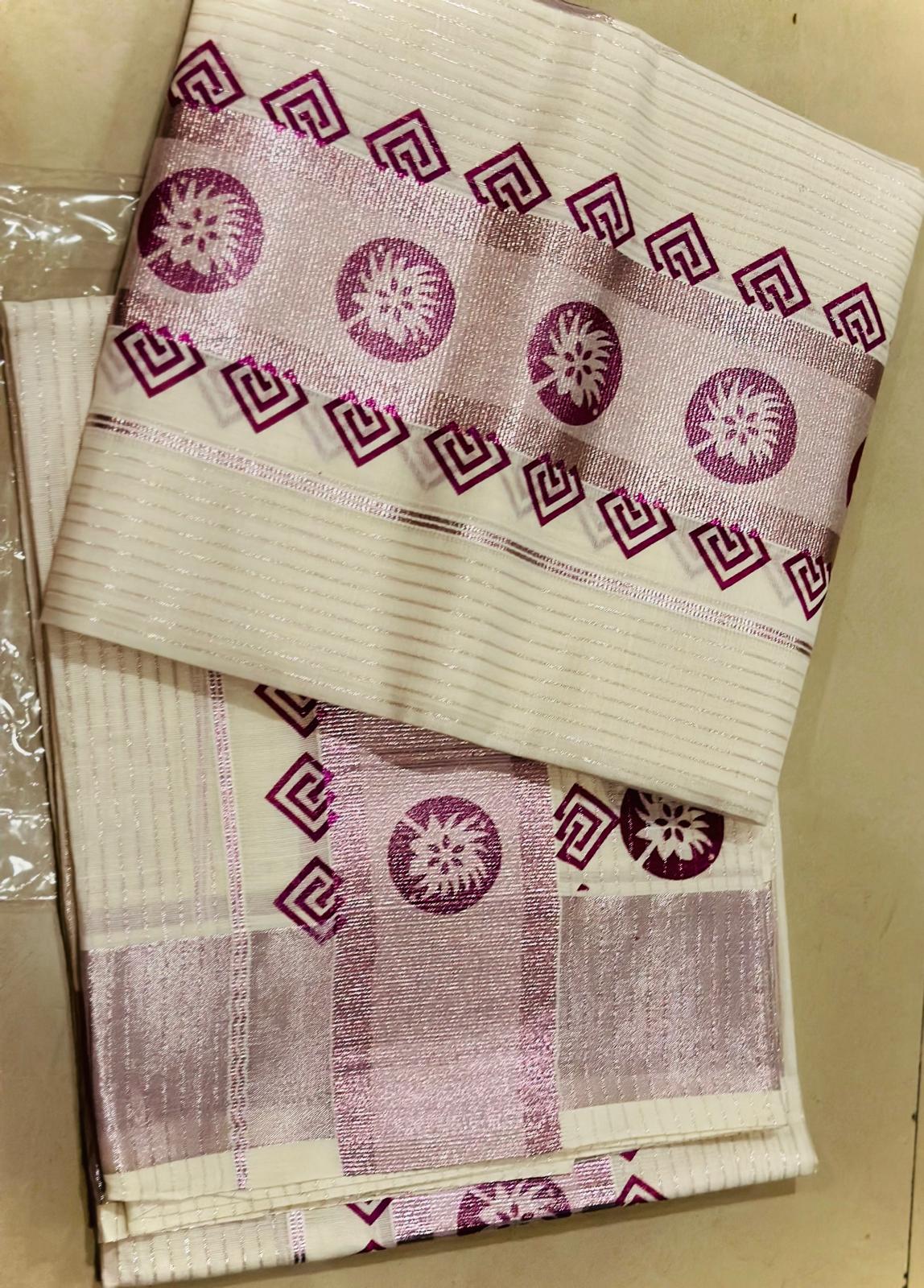 Premium handloom Set Mundu
